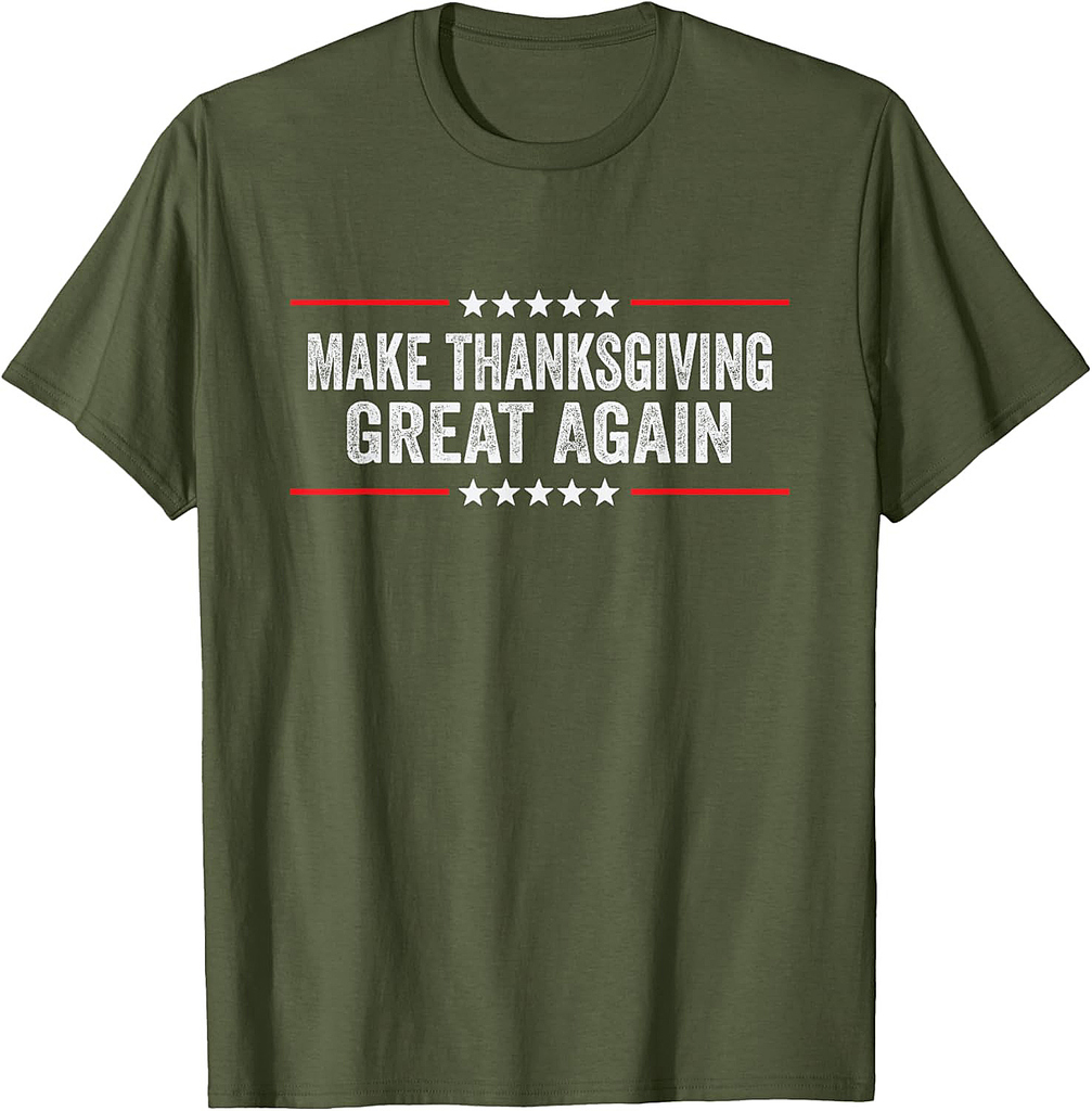 Make thanksgiving Great Again Thanksgiving Turkey Costume T-Shirt