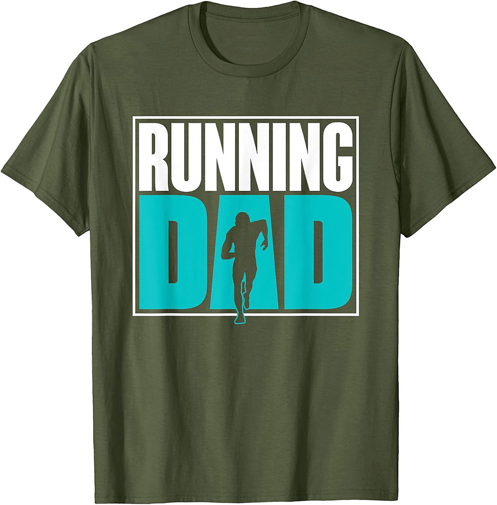 Running Dad Jogger Run Runner Jogging Running Father Daddy T-Shirt