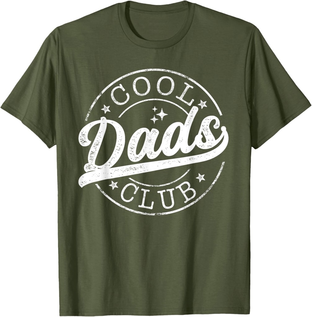 Cool Dads Club Emblem Design Father's Day Best Dad T-Shirt