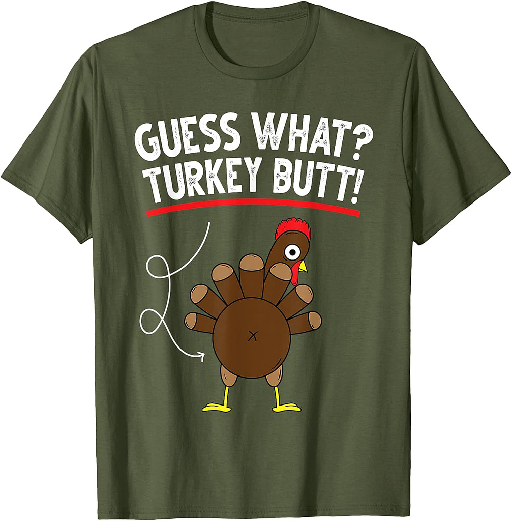 Guess Turkey Funny Thanksgiving Women Boys Family T-Shirt