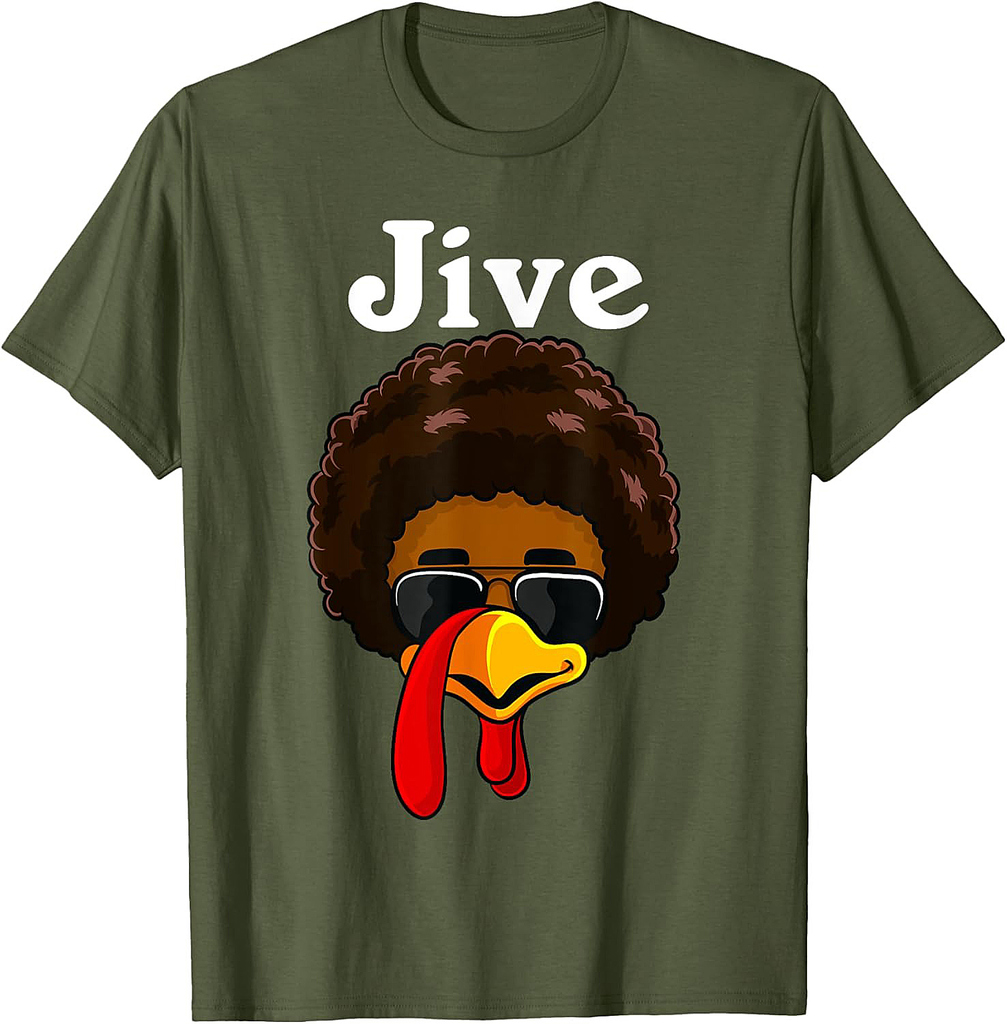 Jive Thanksgiving Turkey Day Funny Family Costume T-Shirt