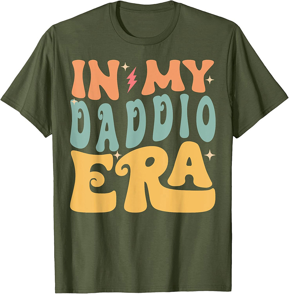 In My DADDIO Era Groovy Funny Grandpa Father's Day T-Shirt