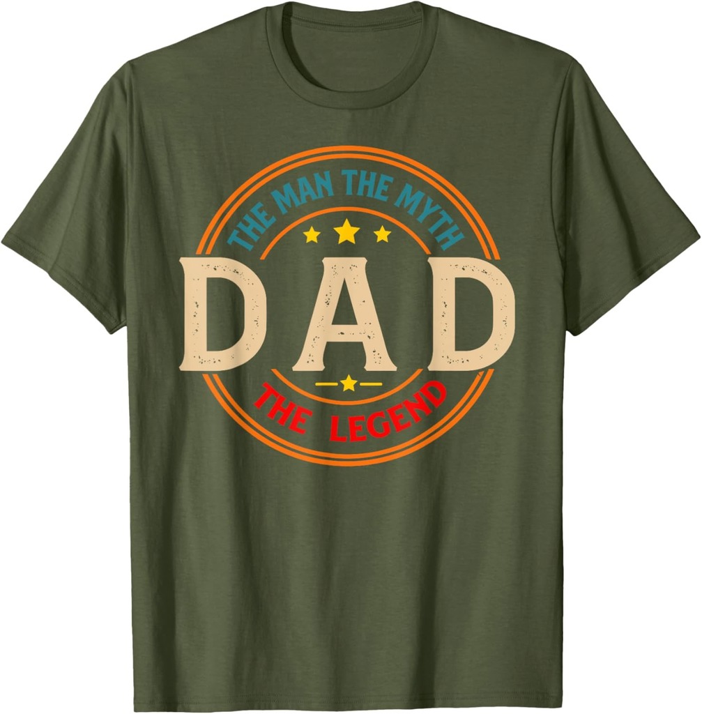 DAD The Legend The Man, Funny DAD Fathers Day T-Shirt