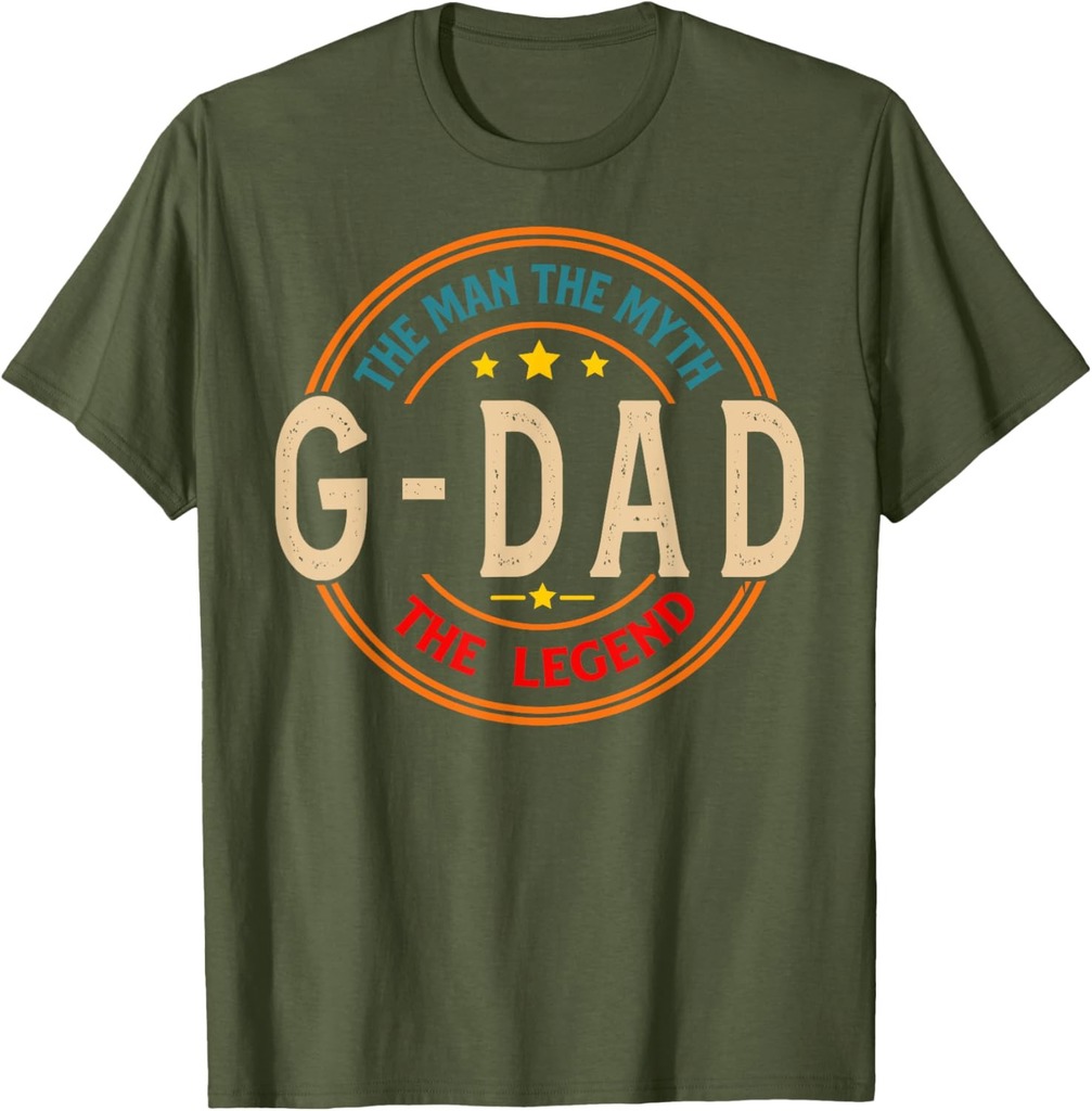 G-DAD The Legend The Man, Funny G-DAD Fathers Day T-Shirt