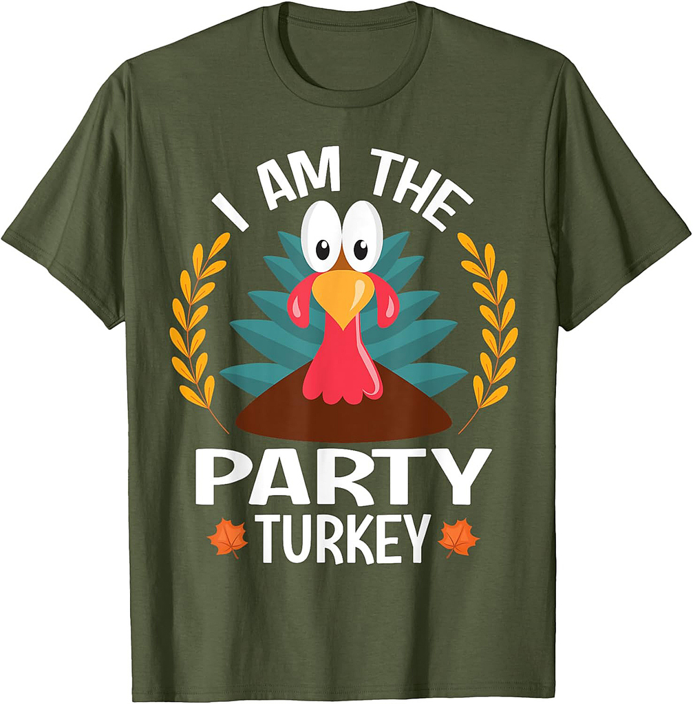 Thanksgiving I Am The Party Turkey T-Shirt