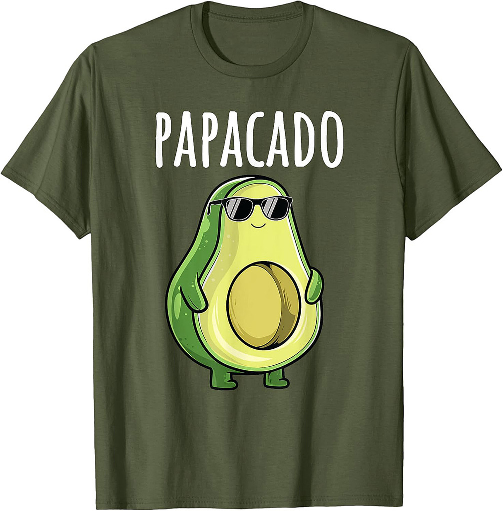 Pregnancy Announcement Shirts Men Dad Funny Papacado T-Shirt