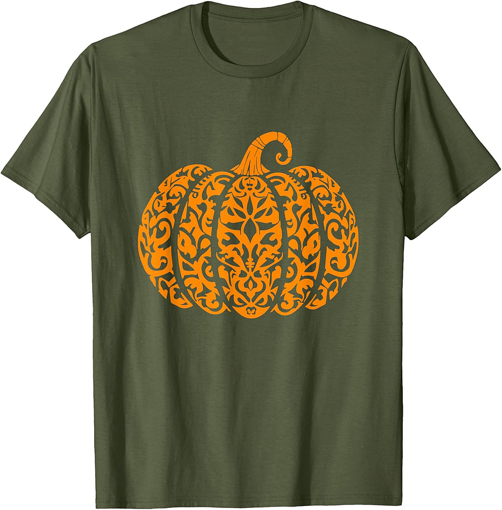 Halloween pumpkin Funny Thanksgiving pumpkin T-Shirt