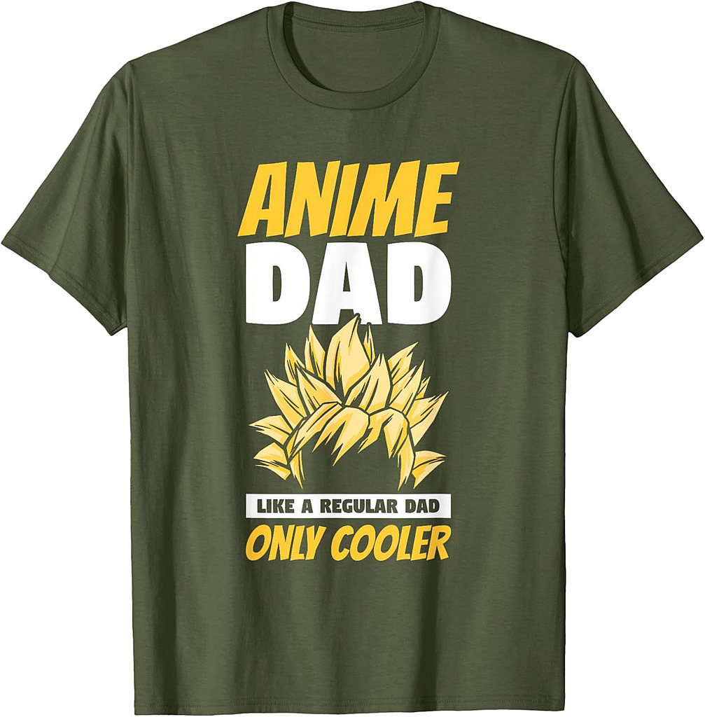 Anime Dad Like A Regular Dad Only Cooler Fathers Day Otaku T-Shirt
