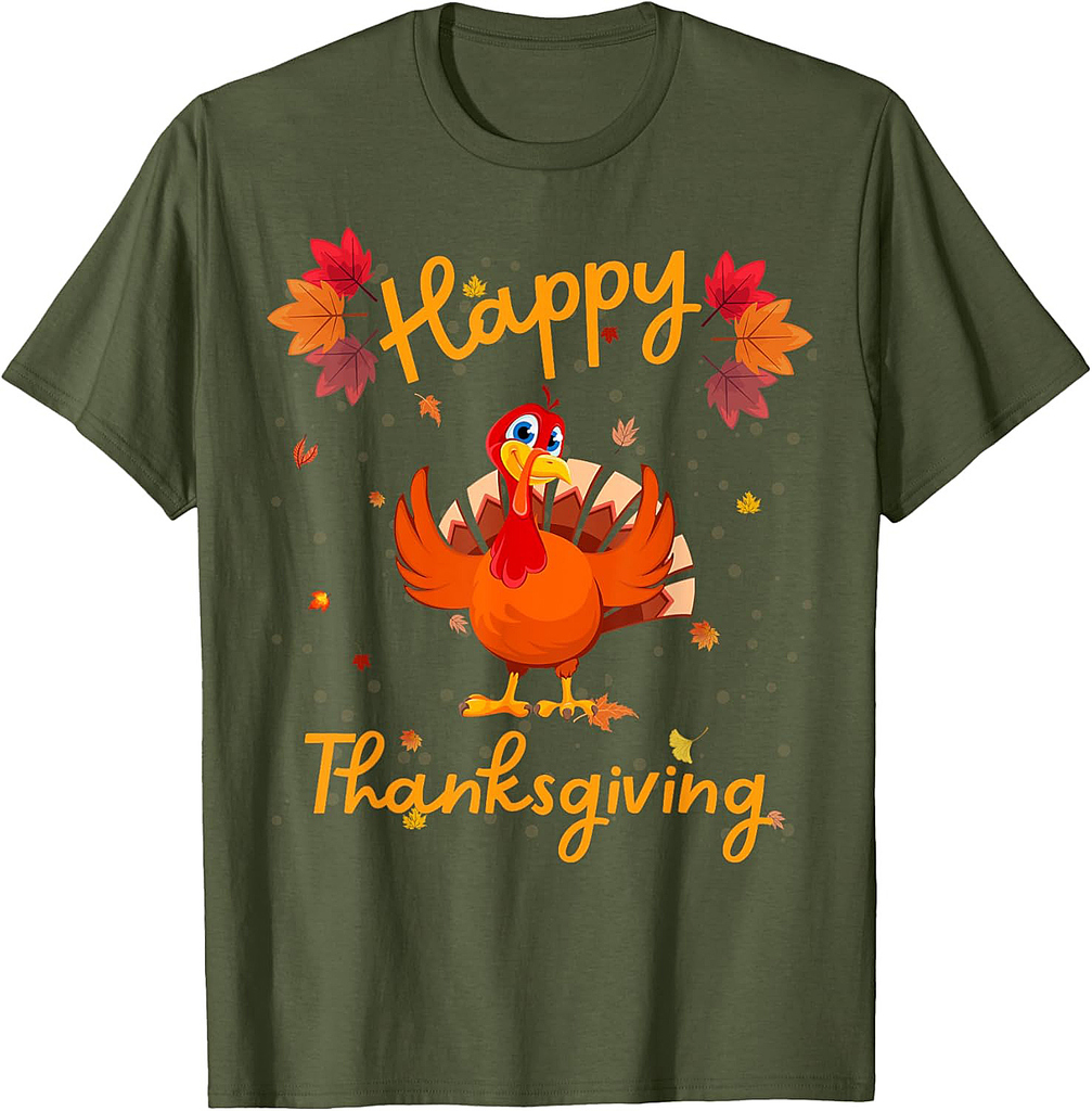 Happy Thanksgiving for Turkey Day family T-Shirt