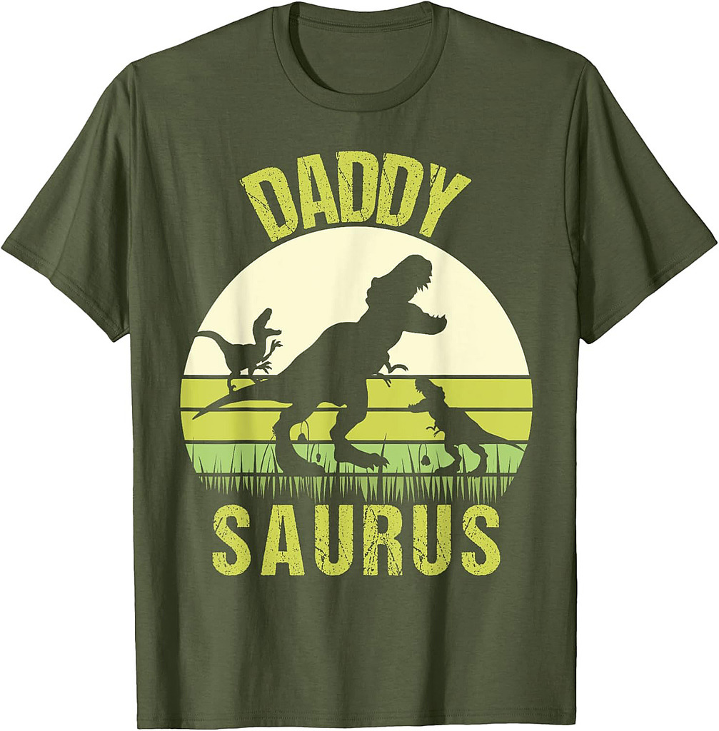 2 Two Kids Fathers Day T-Shirt