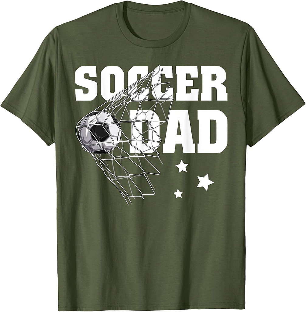 Funny Soccer Dad Daddy Soccer Sport Lover Fan Fathers Day T-Shirt