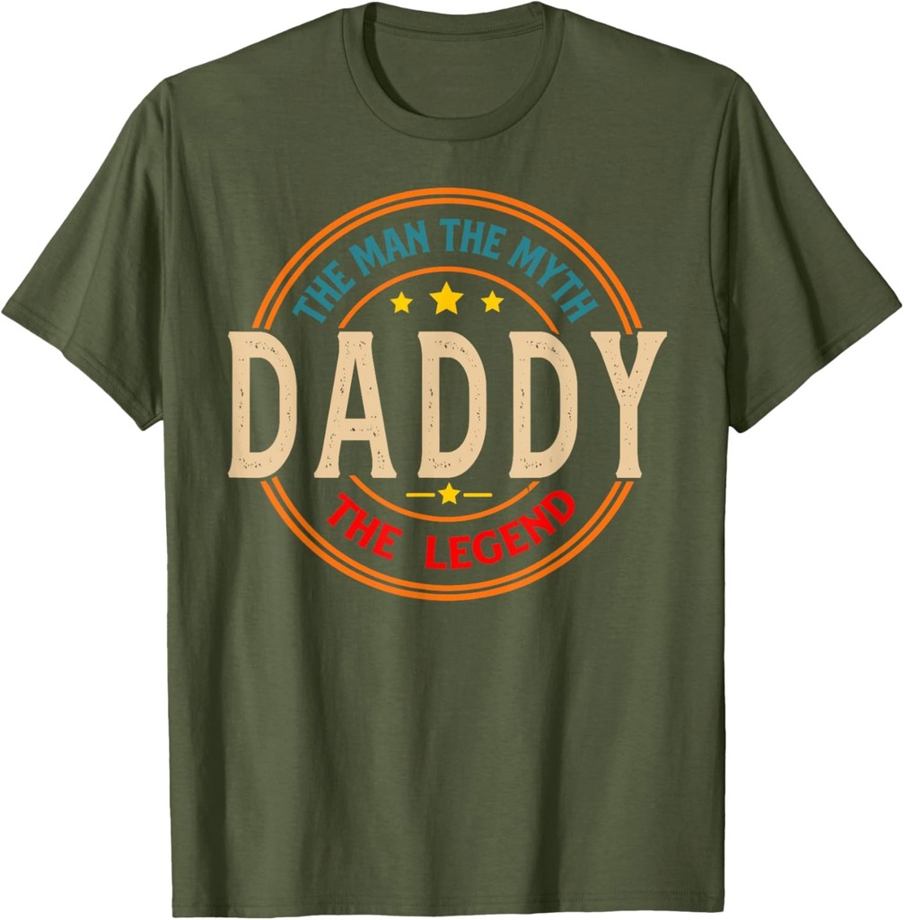 DADDY The Legend The Man, Funny DADDY Fathers Day T-Shirt