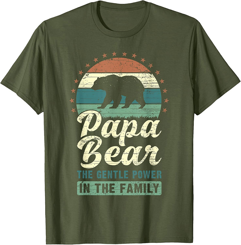 Father's Day, Papa Bear, Dad, Grandpa T-Shirt