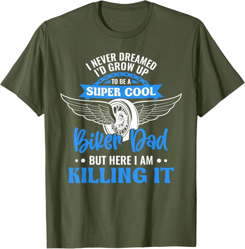 Motorcycle Shirt Dad Motorbike Graphic Funny Biker Dad T-Shirt