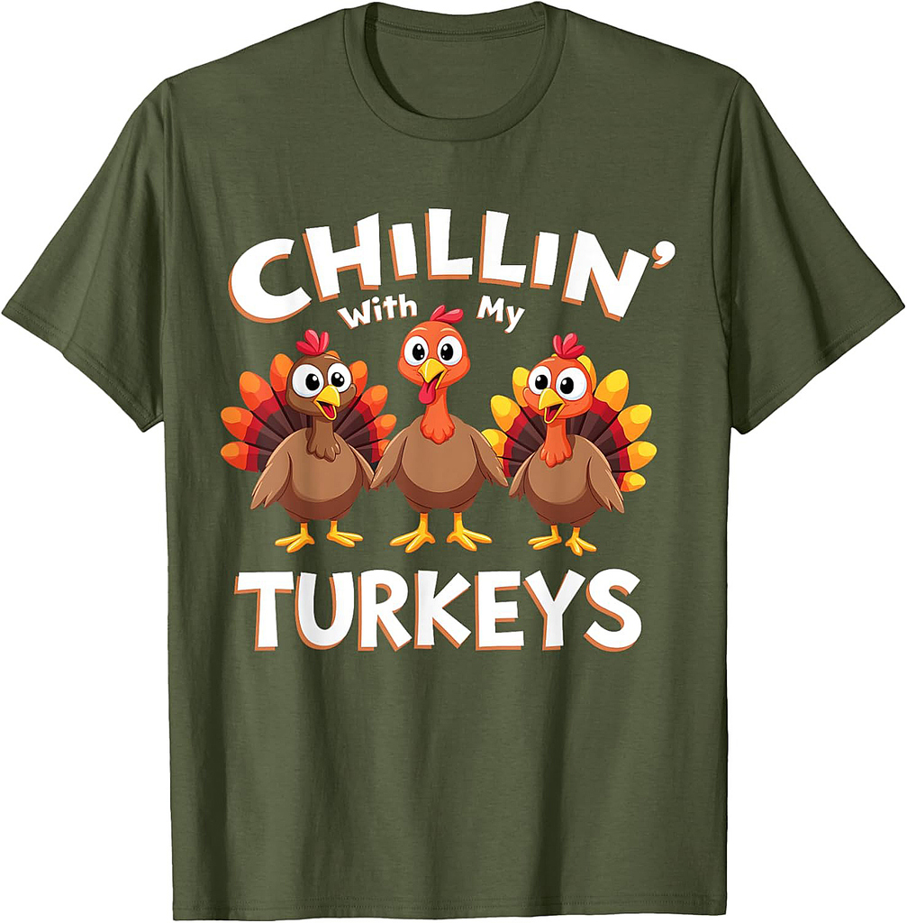 My Turkeys Thanksgiving Family T-Shirt