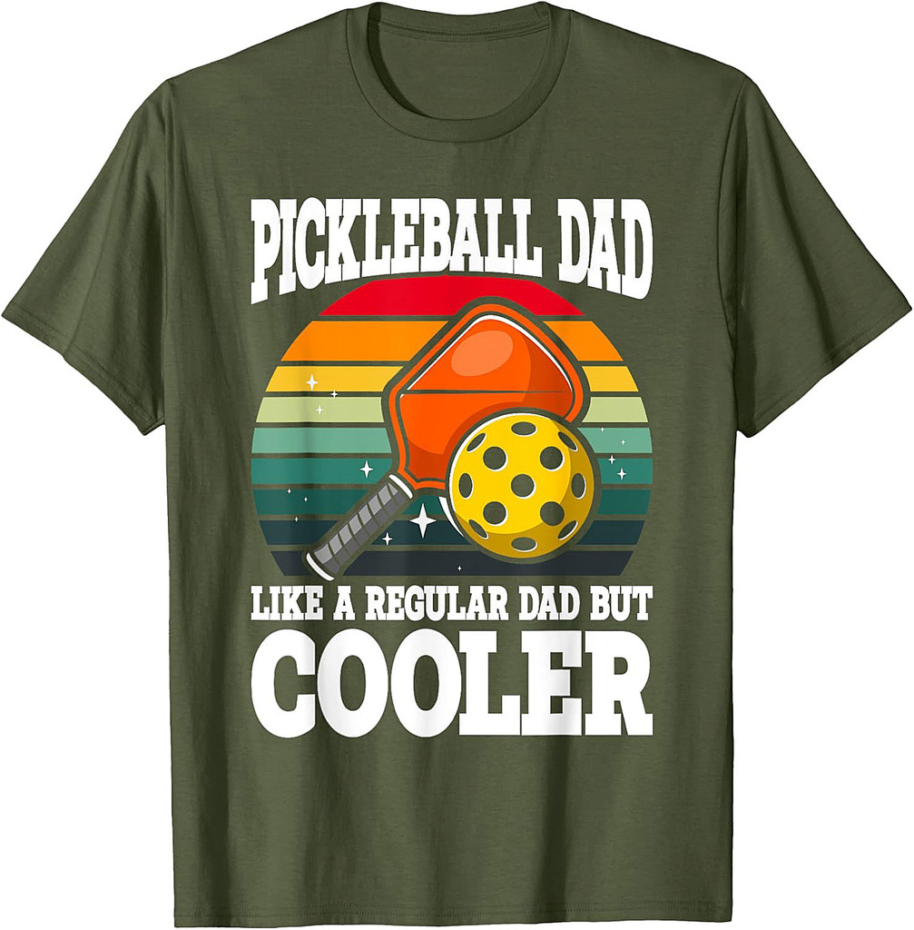 Pickleball Dad | Pickleball Player Funny Father's Day T-Shirt
