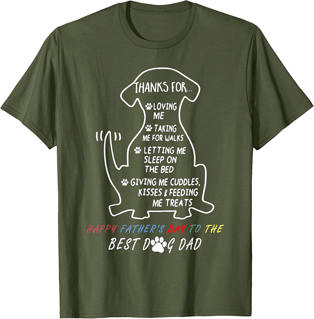 Happy Father's Day Best Dog Dad T-Shirt