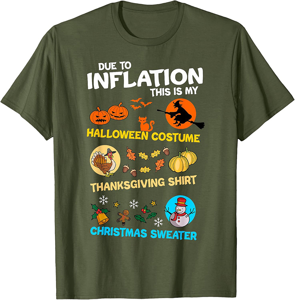 My Spooky Halloween Thanksgiving Ugly Christmas Costume T-Shirt