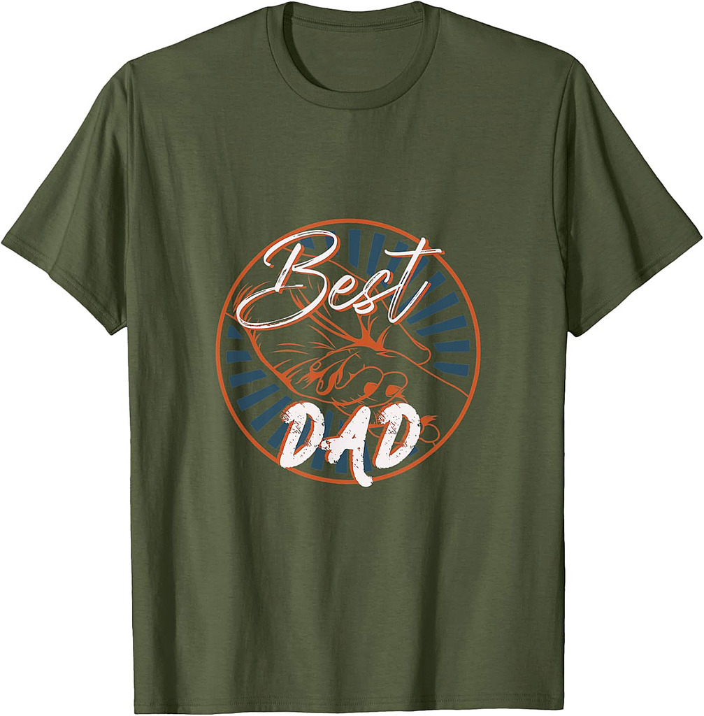 Best Dad In The World Men's Gift T-Shirt