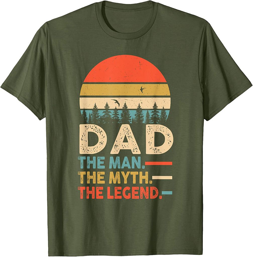 DAD THE MAN THE MYTH THE LEGEND Father's Day Mens T-Shirt