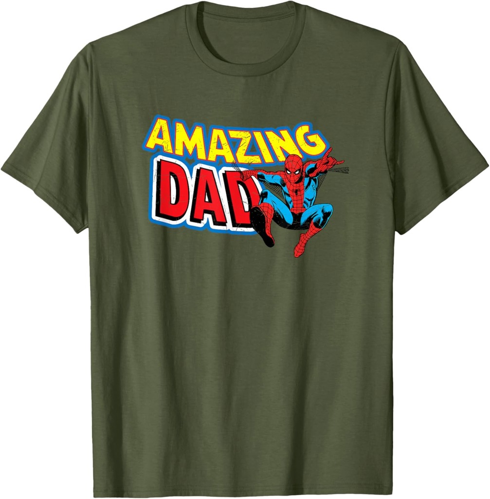 Marvel Spider-Man Amazing Dad Comic Book Father's Day T-Shirt