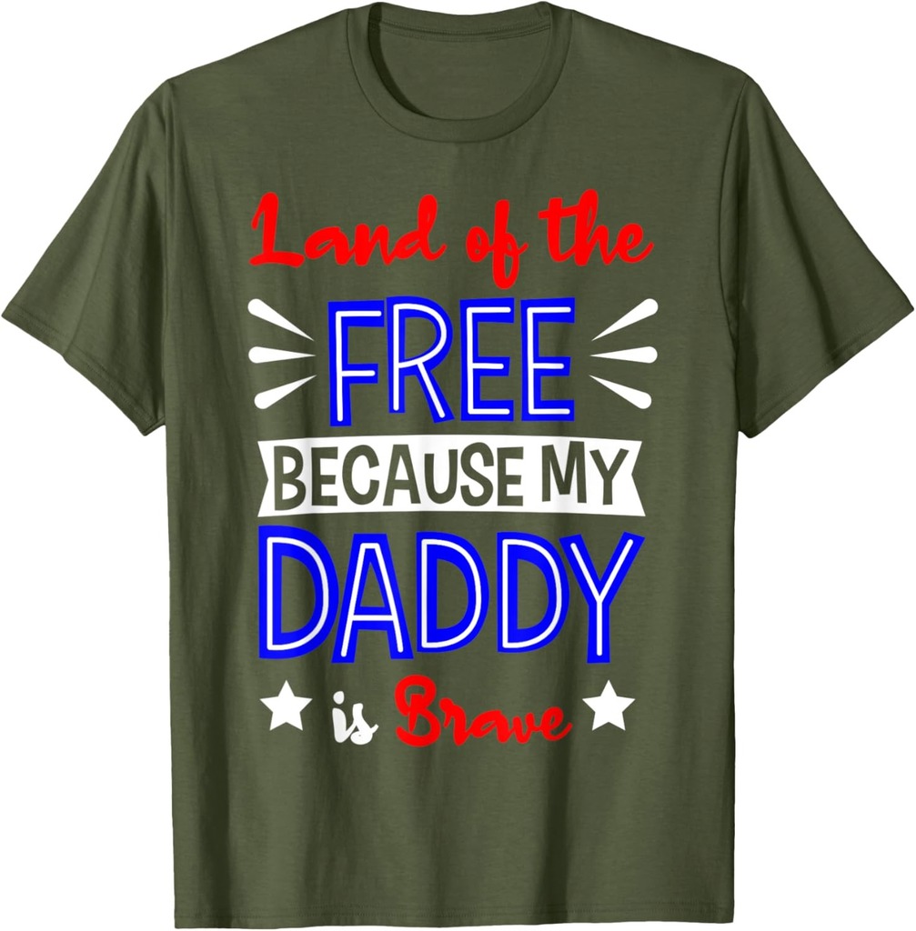 4th Of July Dad American Flag Father's Day T-Shirt