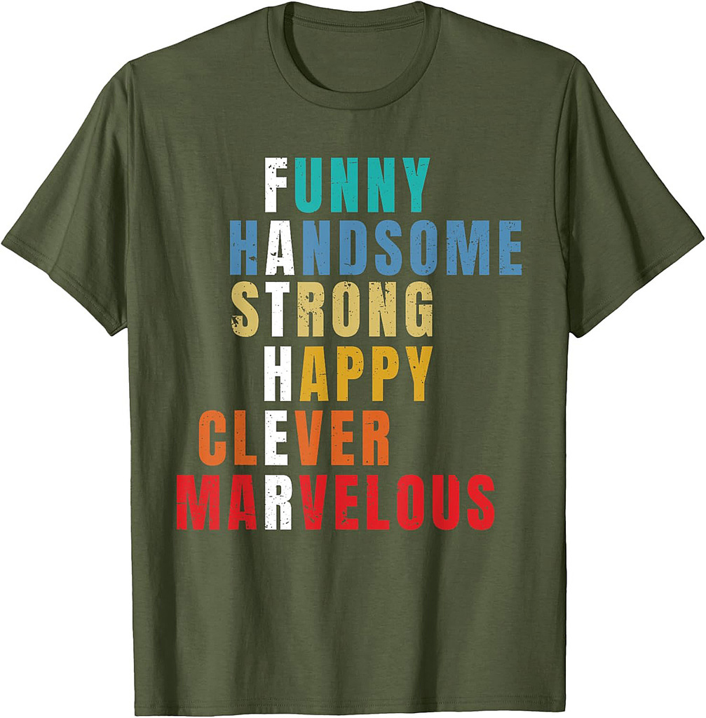 Father's Day Men Gift From Daughter Son Wife For Husband Dad T-Shirt