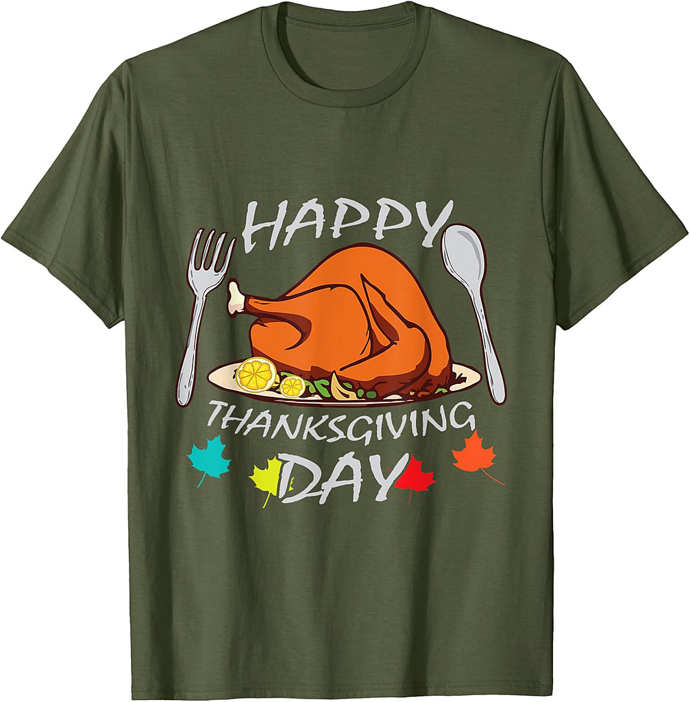 Thanksgiving T-shirts Happy Thanksgiving Holiday Shirt