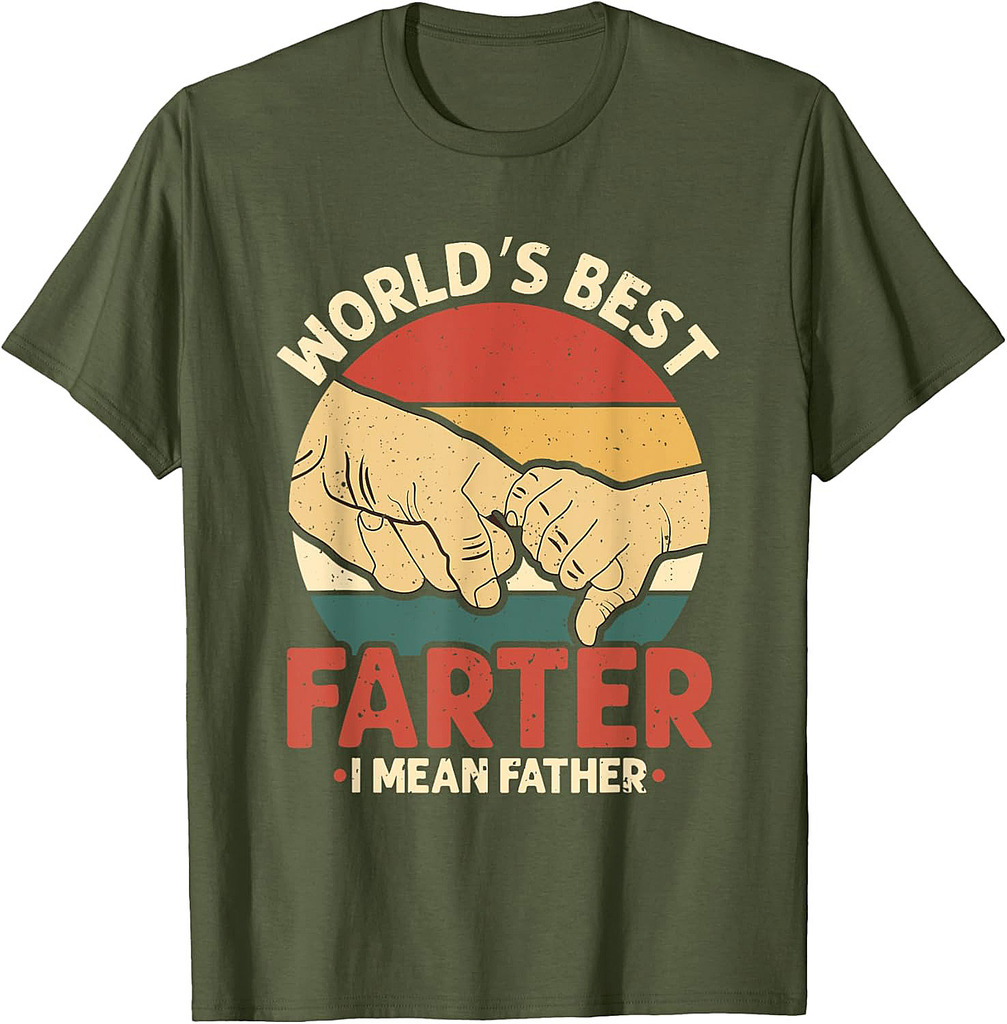 Vintage World's Best Farter I Mean Father T-Shirt