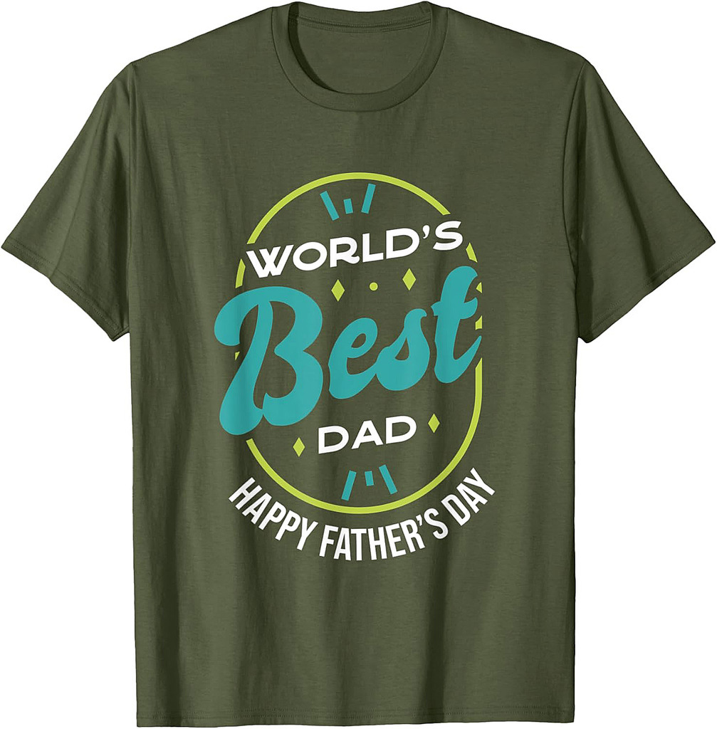 Papa World`s Best Dad Daddy Grandfather Father's Day Grandpa T-Shirt
