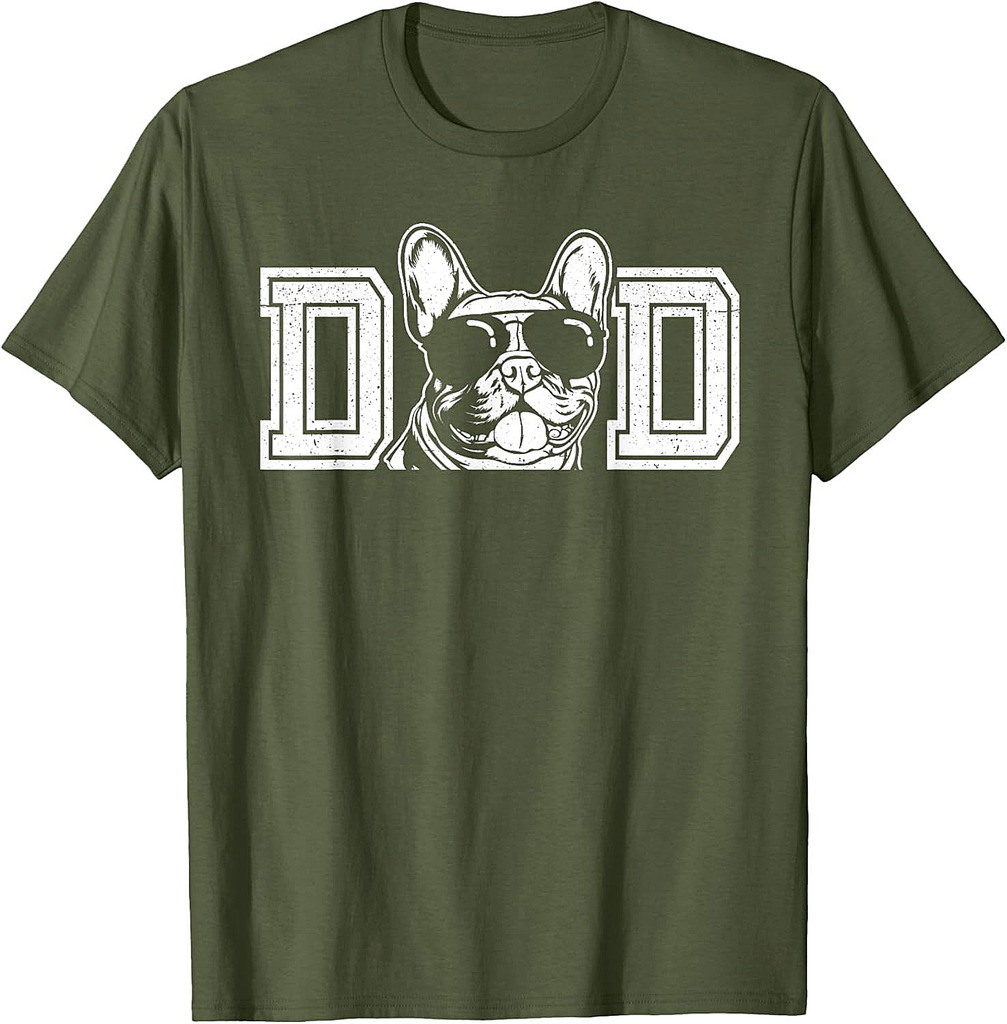 Frenchie Dog Owner For Men French Bulldog Dad Father's Day T-Shirt