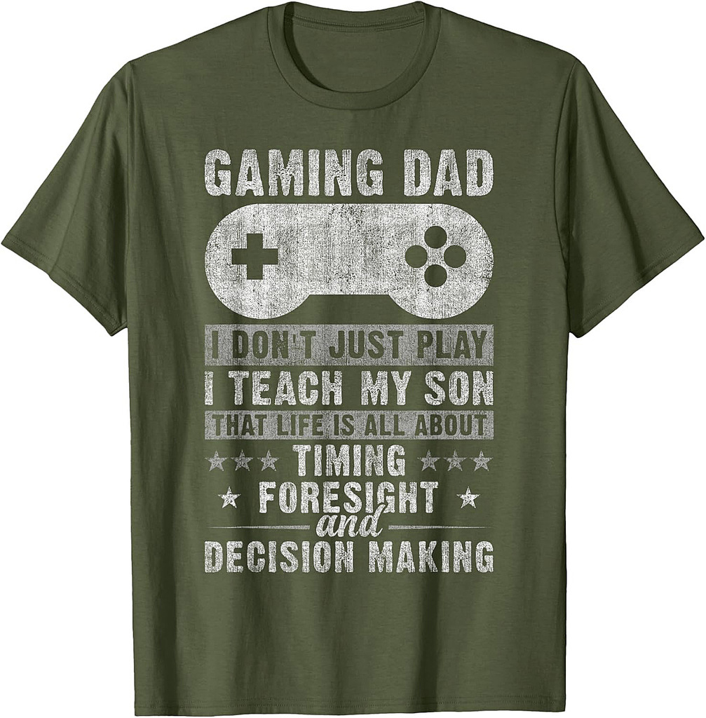 Gaming Dad, Father Son Funny, Father's Day T-Shirt