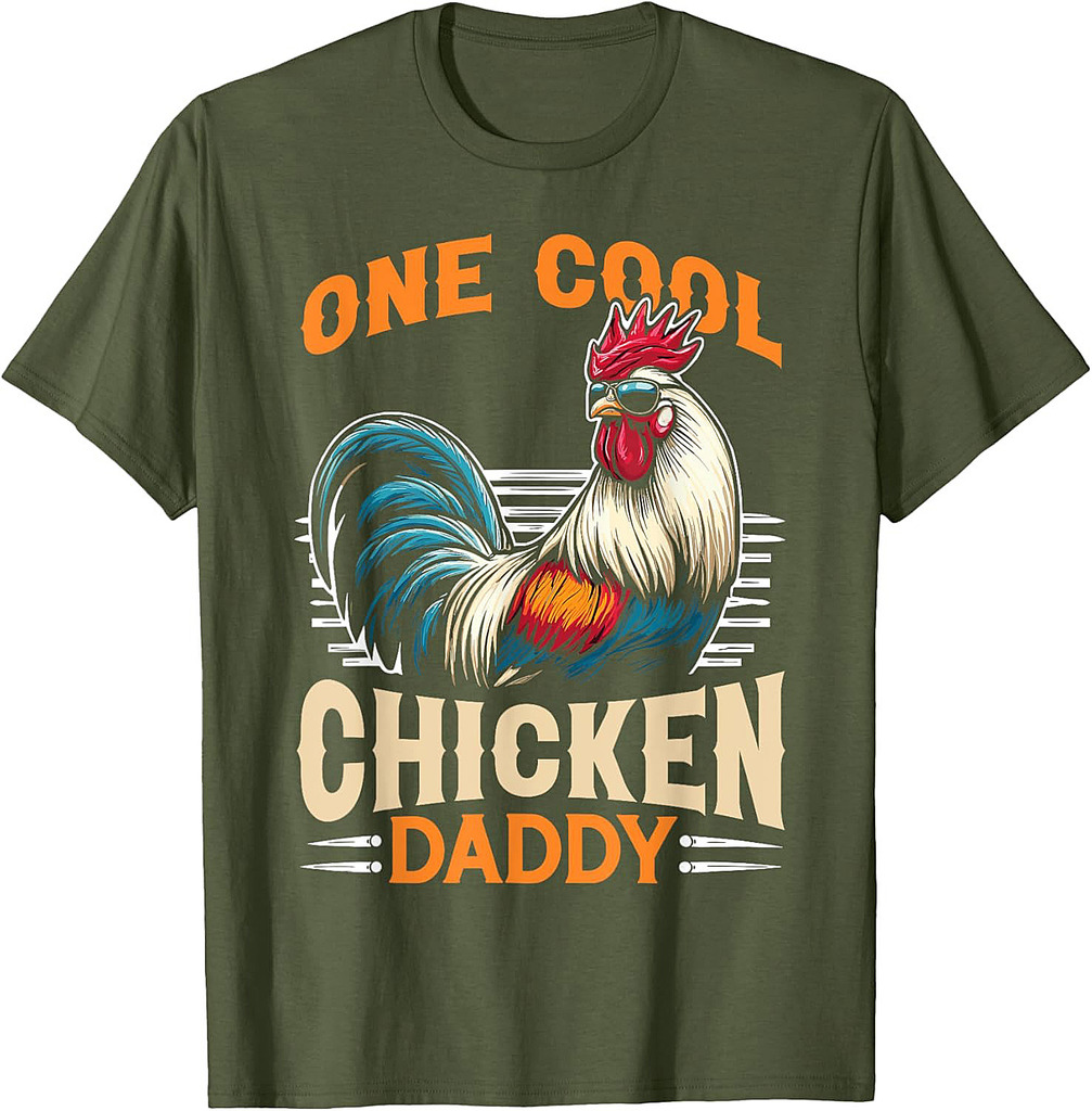 Chicken Daddy Fathers Day T-Shirt