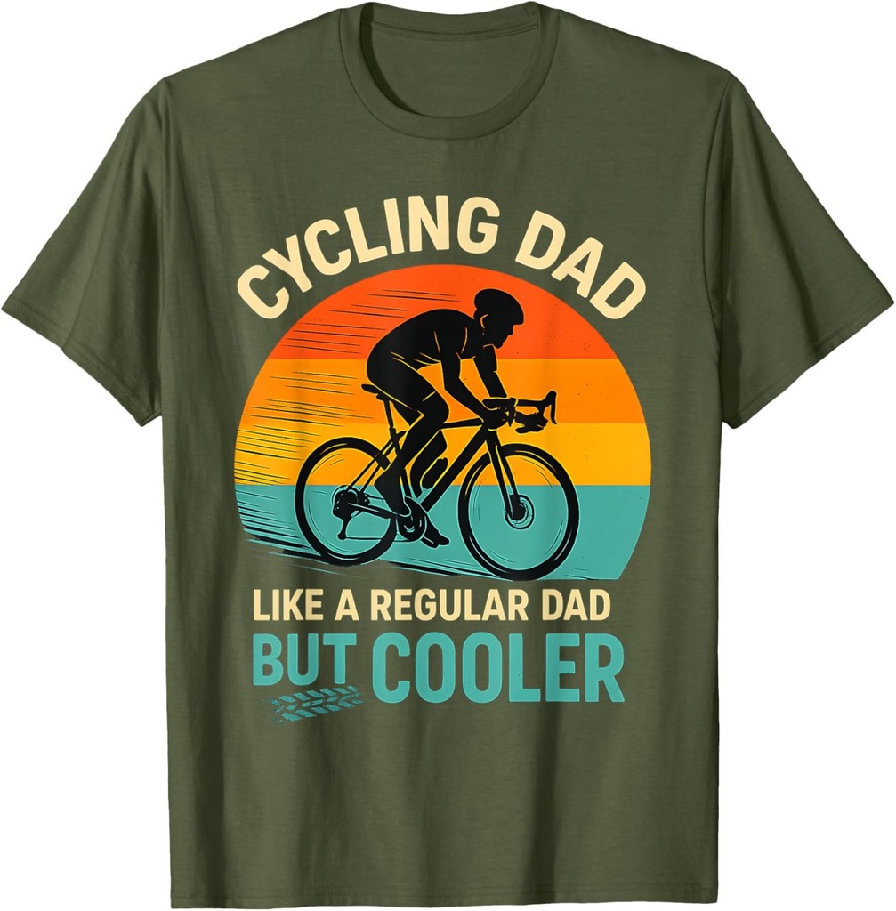 Cycling Dad Bike Rider Dad Racing Funny Cyclist Father's Day T-Shirt