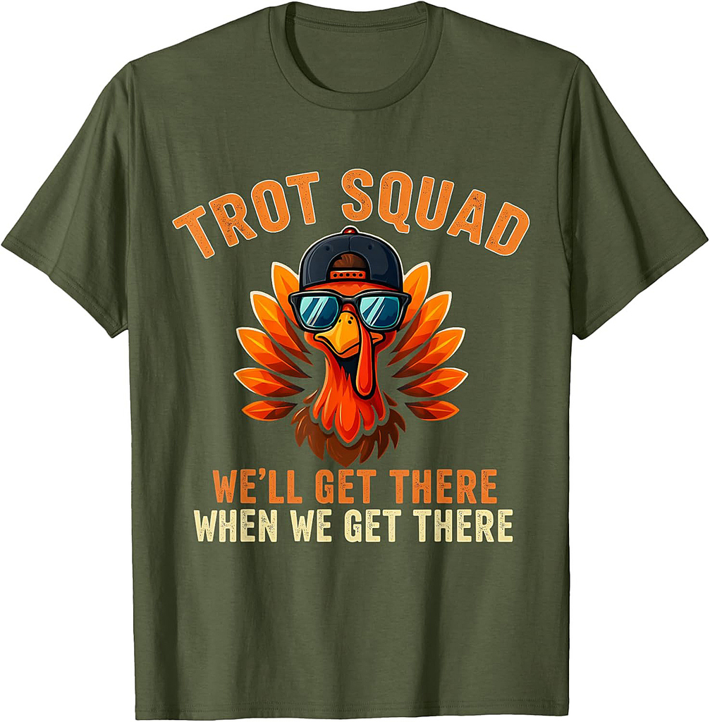 Thanksgiving Turkey Running Outfit Gear Costume Turkey Trot T-Shirt