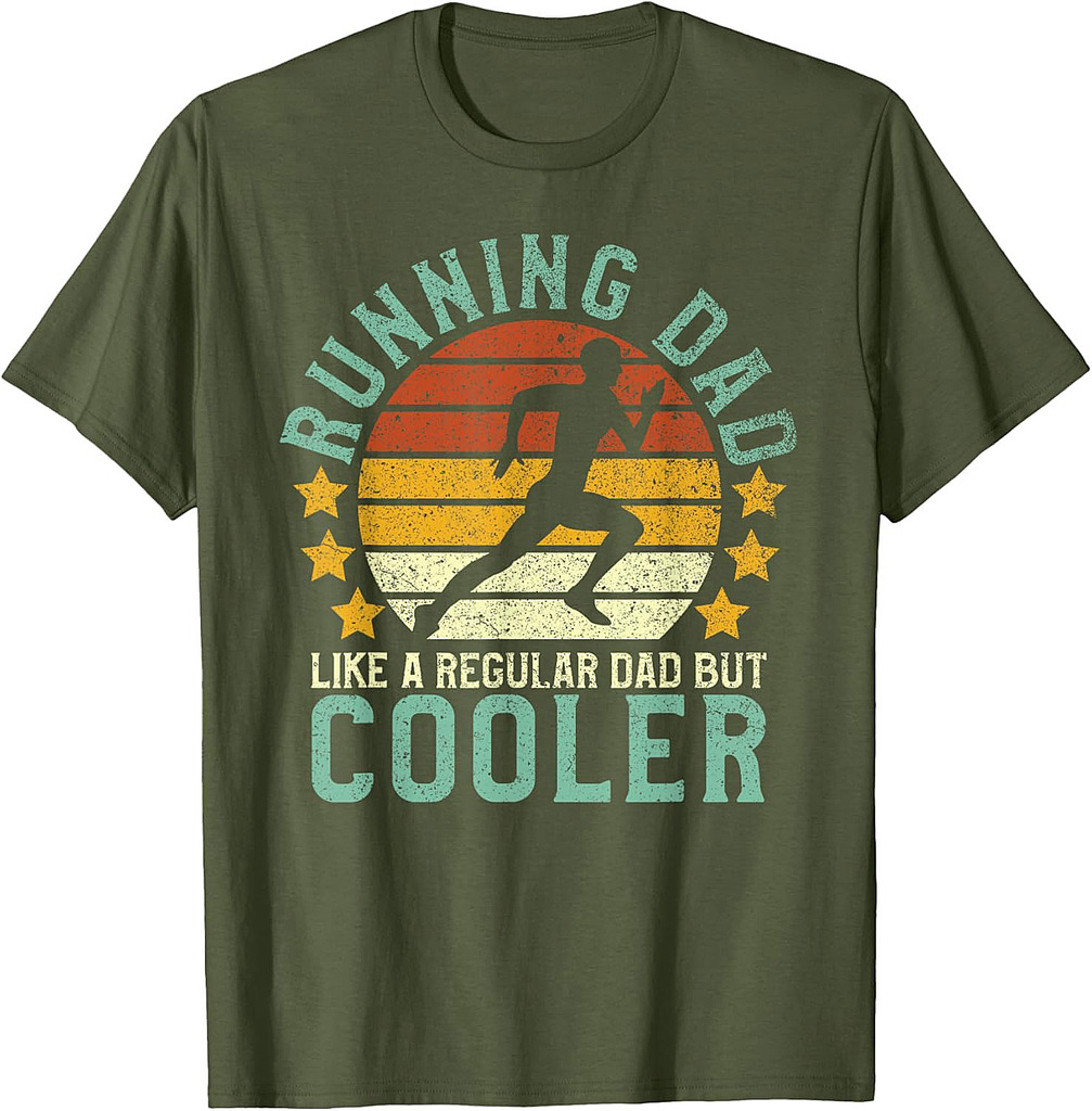 Running Dad | Funny Marathon Runner Father's Day Gift T-Shirt