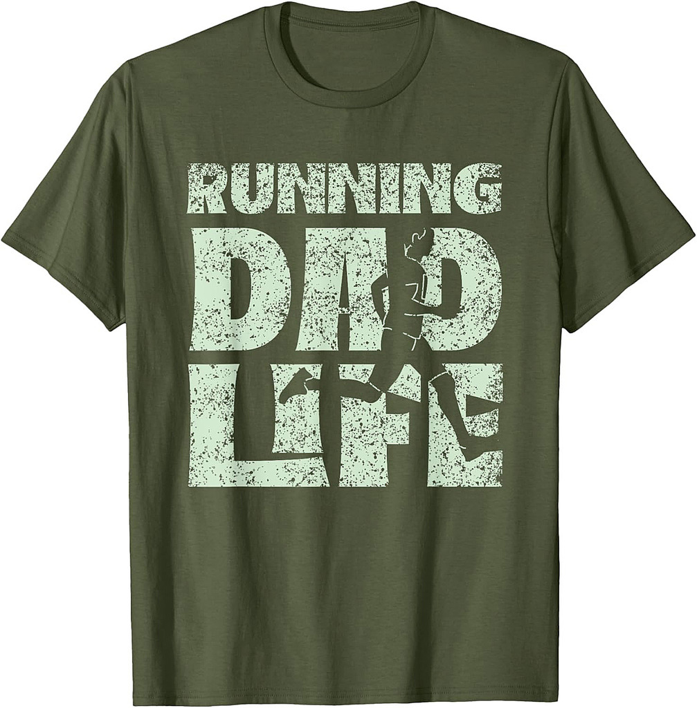Running Dad Life Runner Jogging Jogger Run Running Father T-Shirt