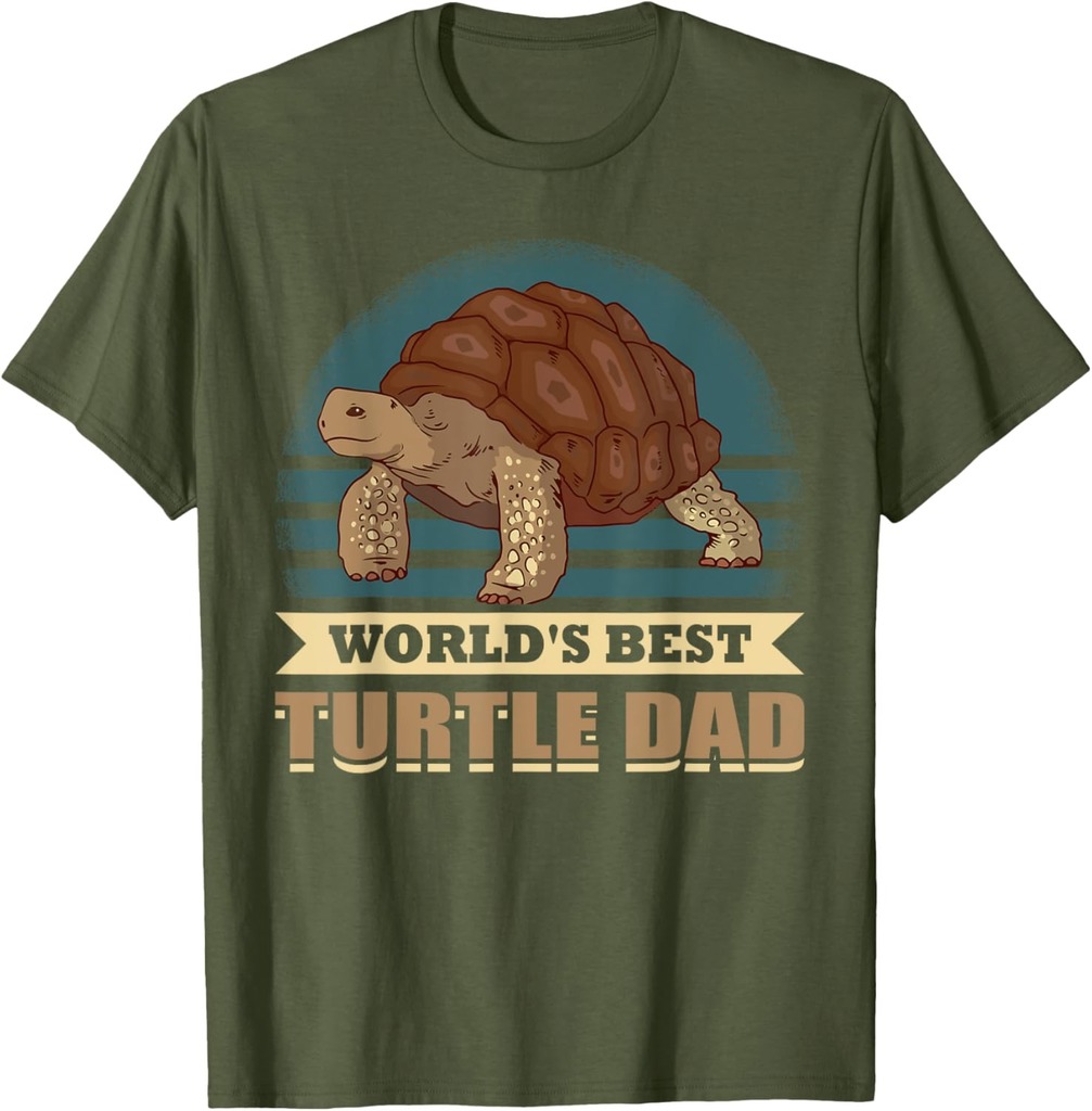 Turtle Animal Lovers Ocean Father Sea Turtle Dad T-Shirt