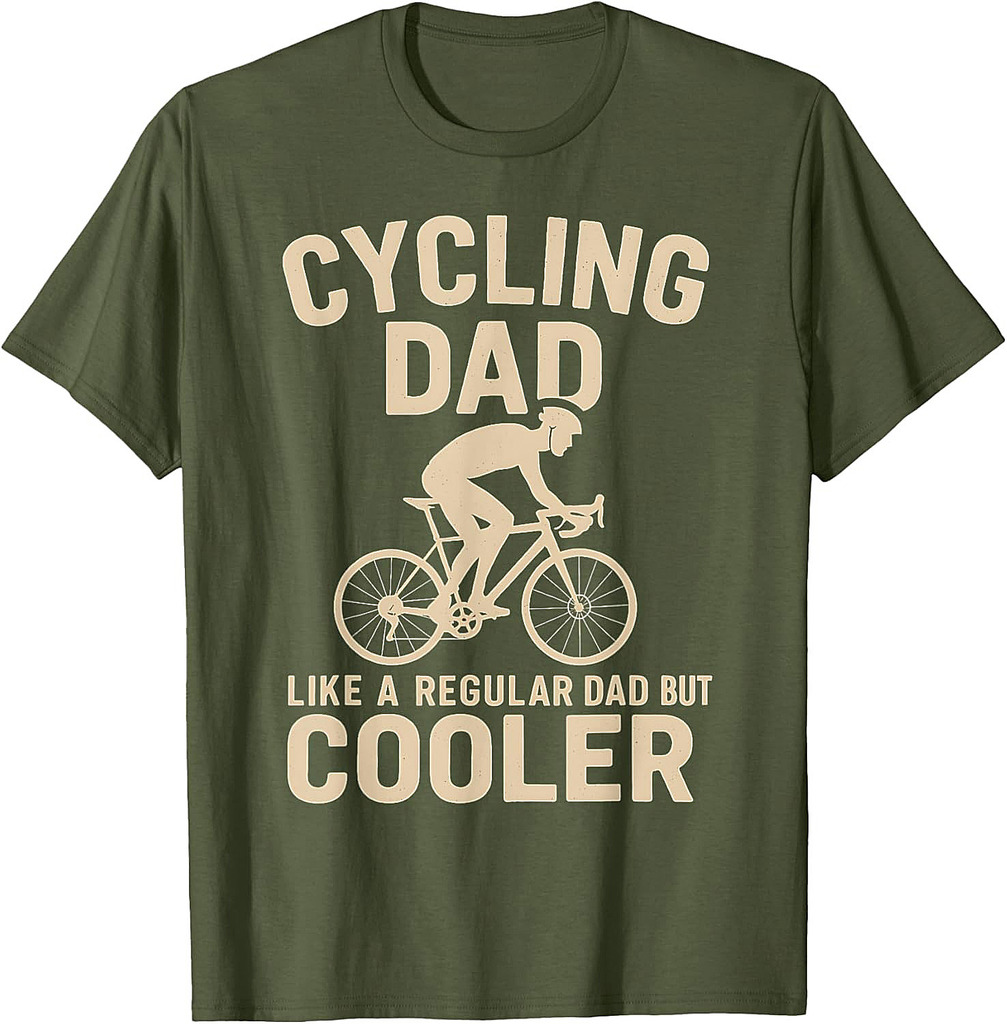 Cycling Dad Bike Rider Dad Racing Funny Cyclist Father's Day T-Shirt