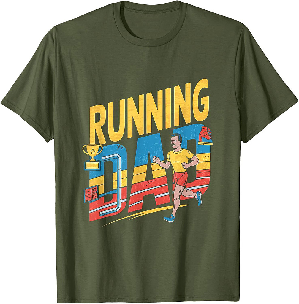 Running Dad Runner Father T-Shirt