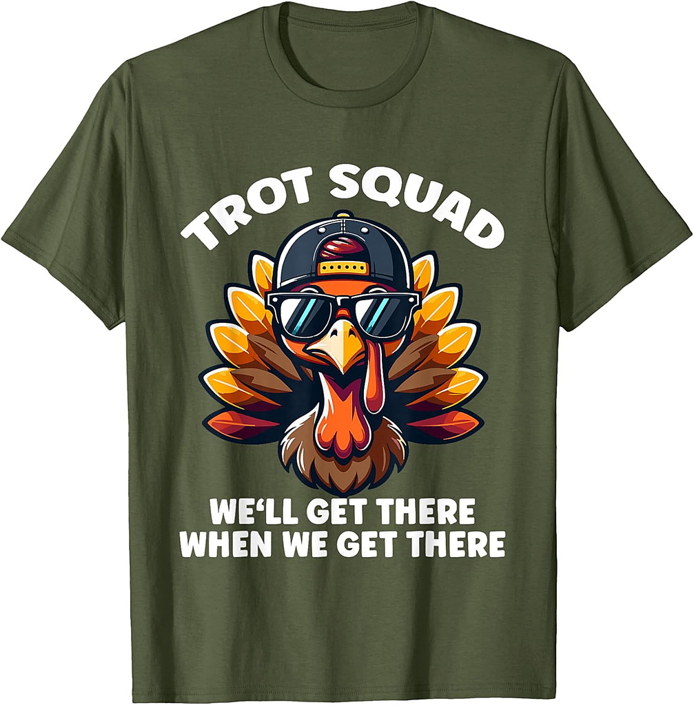 Thanksgiving Turkey Running Outfit Gear Costume Turkey Trot T-Shirt