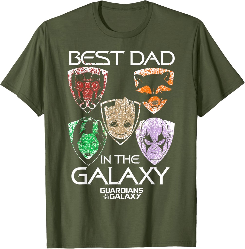 Marvel Guardians Of The Galaxy Best Dad Father's Day T-Shirt