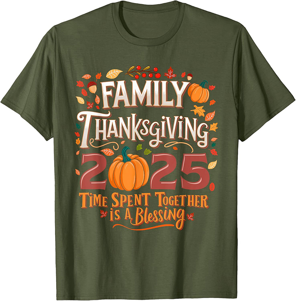 Family Thanksgiving 2025 Thanksgiving Crew Matching Group T-Shirt