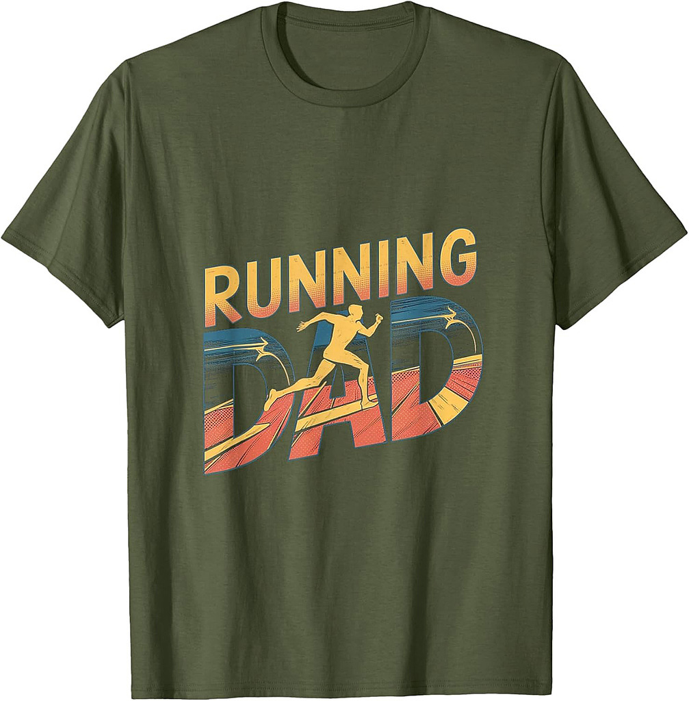 Running Dad Funny Marathon Runner Father T-Shirt