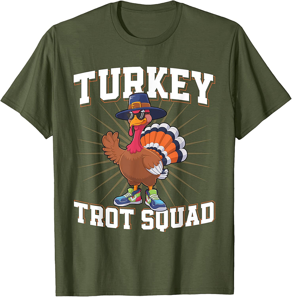 Turkey Trot Squad Thanksgiving Trot Race Women Men T-Shirt