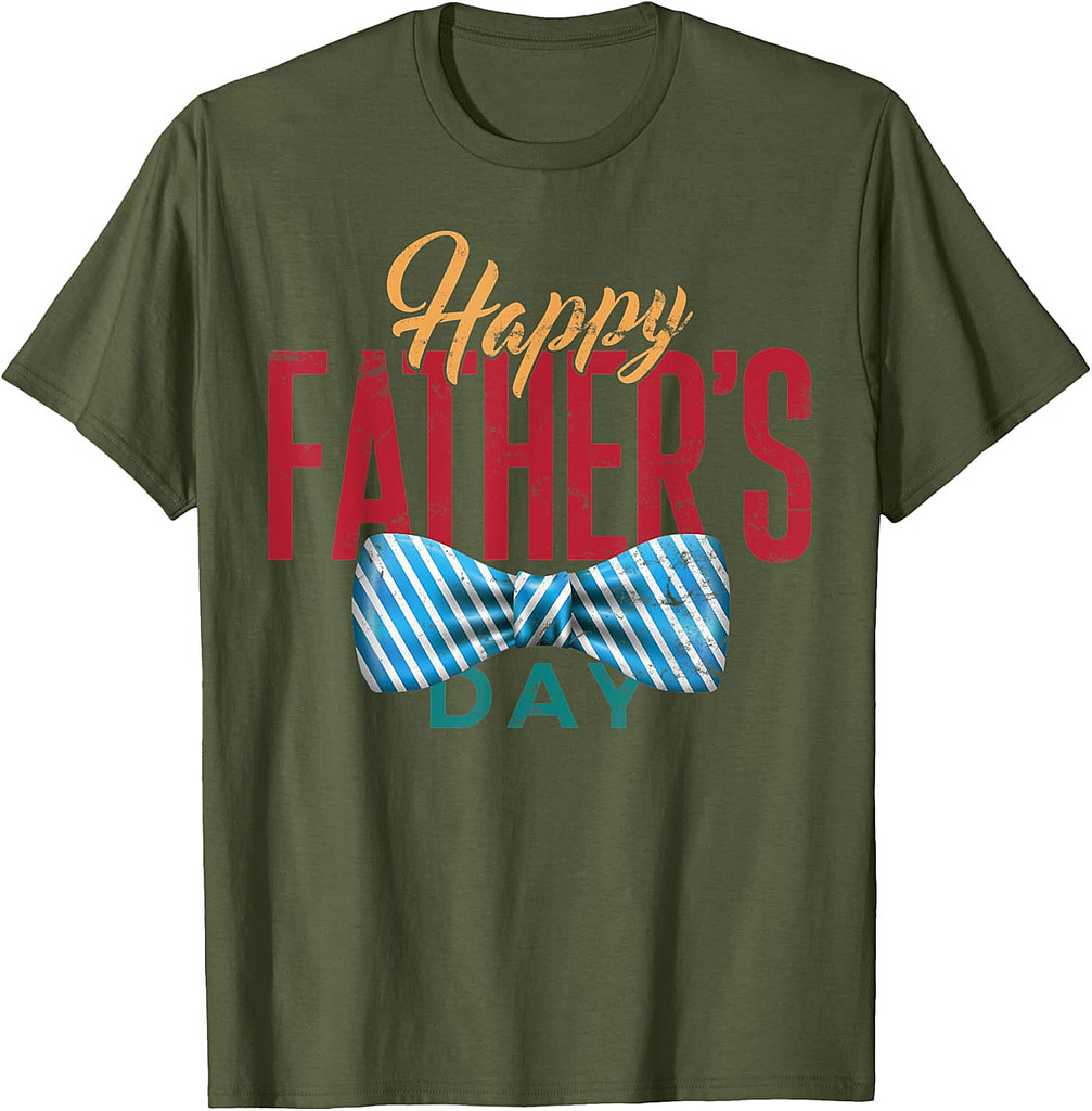 Happy Father's Day Dad Daddy Papa Design T-Shirt