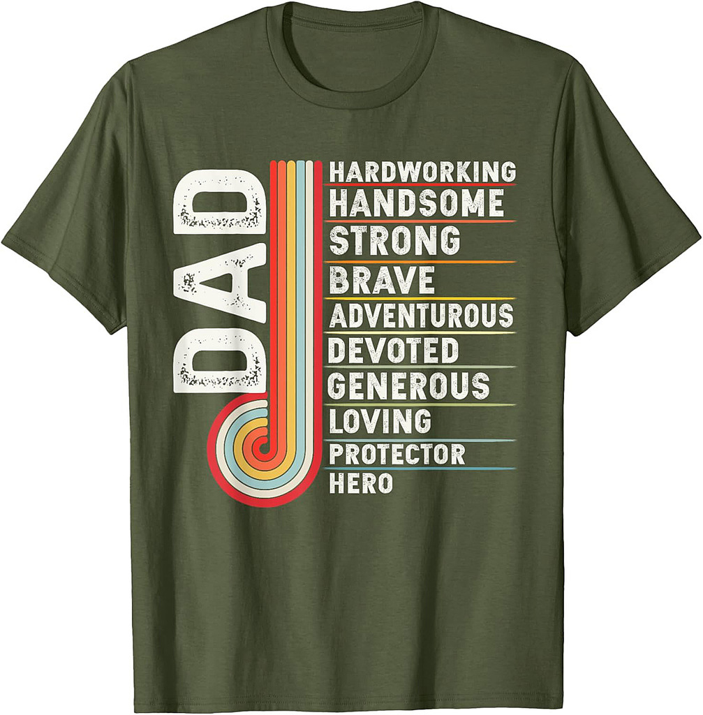 Vintage Funny Definition of Dad Retro Meme Joke Father's Day T-Shirt