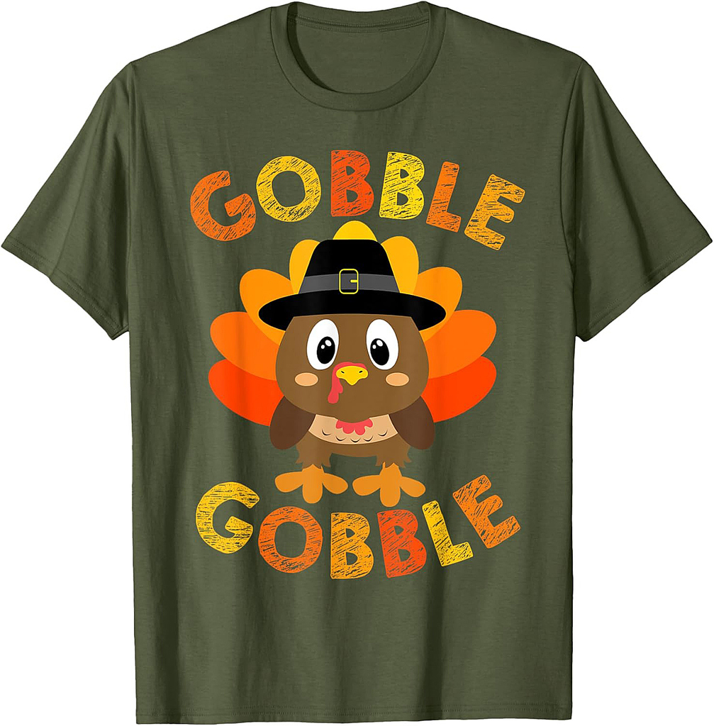 Gobble Gifts Thanksgiving Shirts Women Men Toddler Girl Boy T-Shirt