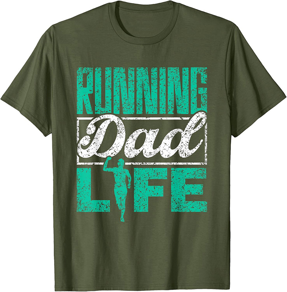 Running Dad Life Run Runner Jogger Jogging Running Father T-Shirt