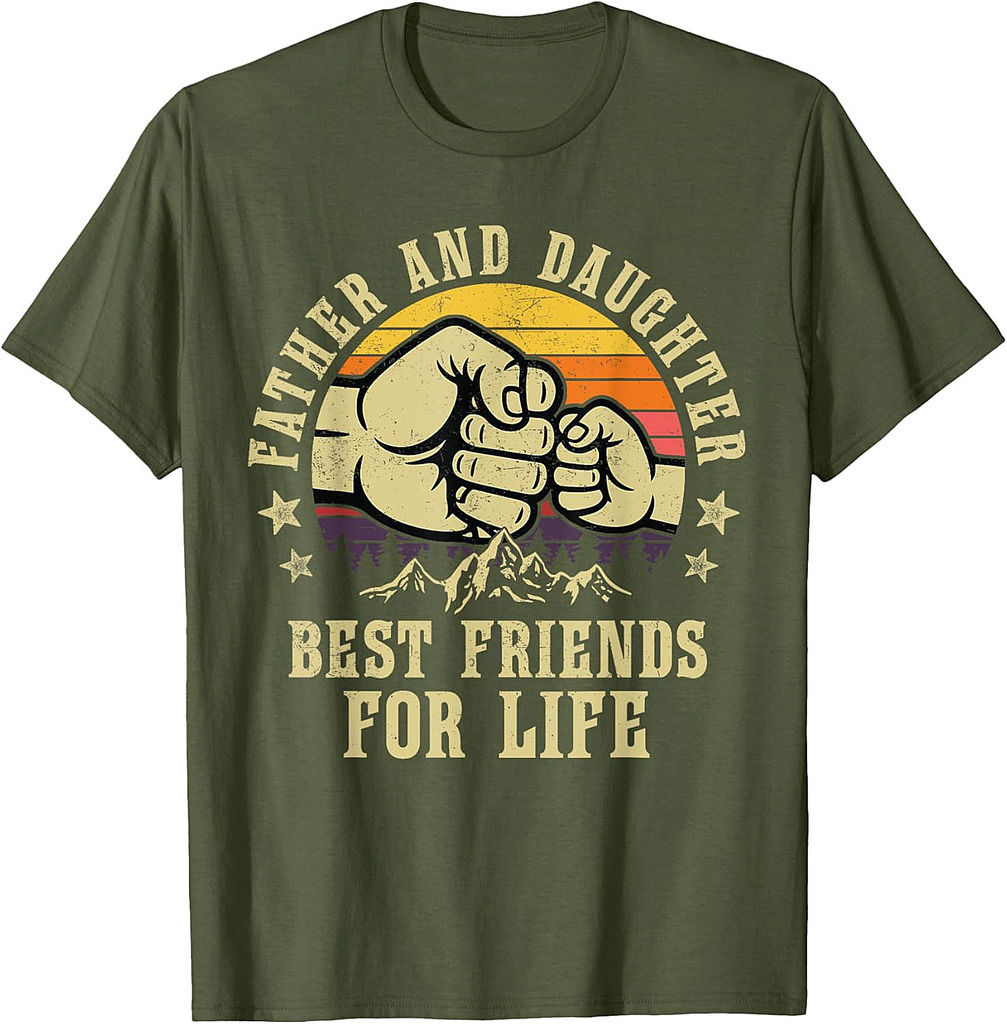 Father And Daughter Best Friends For Life Father's Day Group T-Shirt